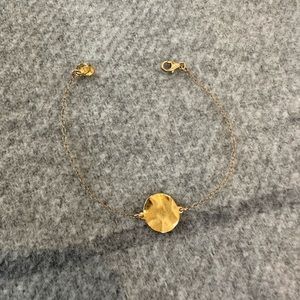 Gorjana gold circle bracelet BNWOT